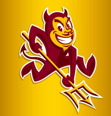 Sparky the Sun Devil!